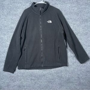 The North Face Men’s XL Black Full Zip Classic Fleece Athleisure Sweater Jacket
